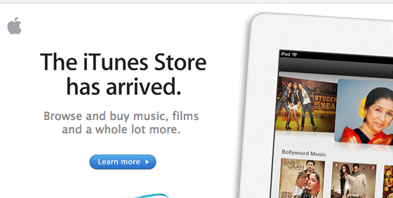 iTunes Music Store Launched in India