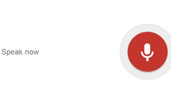 Google Chrome Voice Search