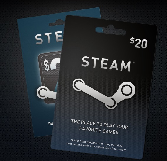 Valve Steam Wallet Card