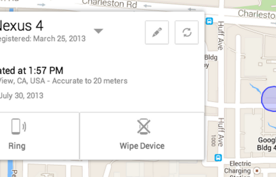 Android Device Manager : Find Your Lost Android Device
