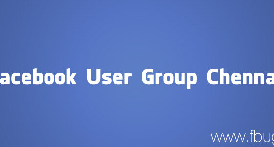 Chennai Gets Its Own Facebook User Group Community