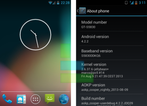 Jellybean 4.2.2 Custom ROM for Samsung Galaxy Ace GT-5830