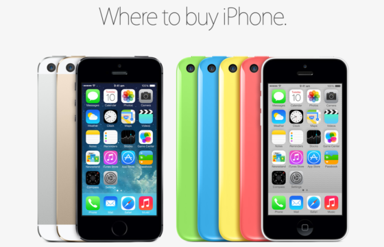 Apple iPhone 5s and iPhone 5c Go on Sale Today In India