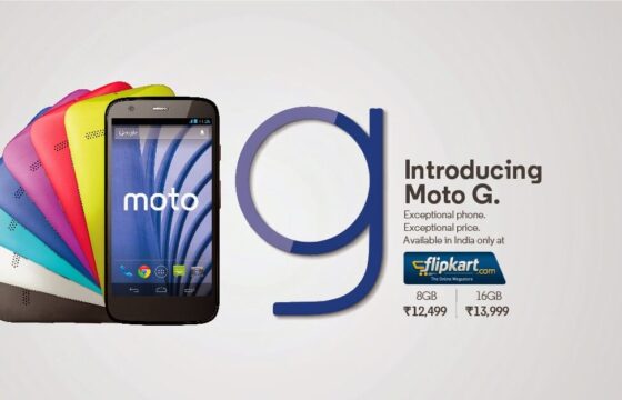 Motorola Moto G released in India for ₹12500