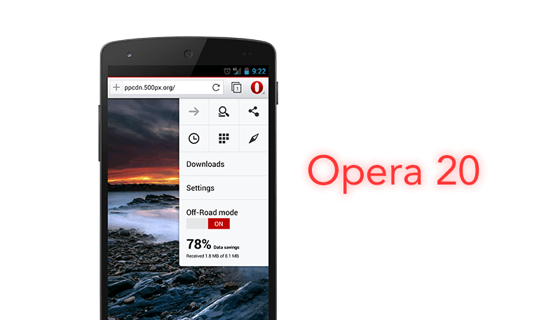 Opera 20 for Android Now Has WebRTC and GetUserMedia() Support