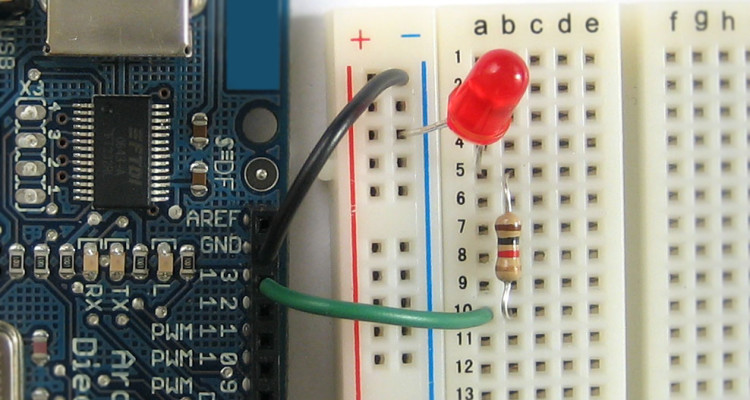 Make a Blinking LED Project with Arduino