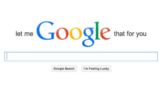 How to make people Google for stuff