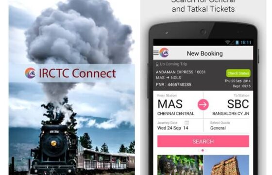 IRCTC Connect is the official Android app for IRCTC