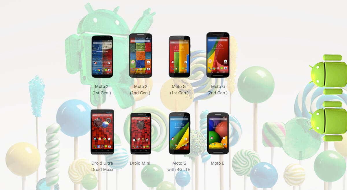 Moto E and Moto G will get Android 5.0 Lollipop Update