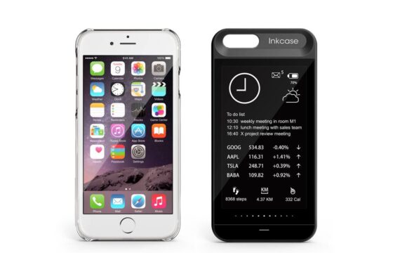 InkCase is a E-ink Display case for iPhone 6 and 6s