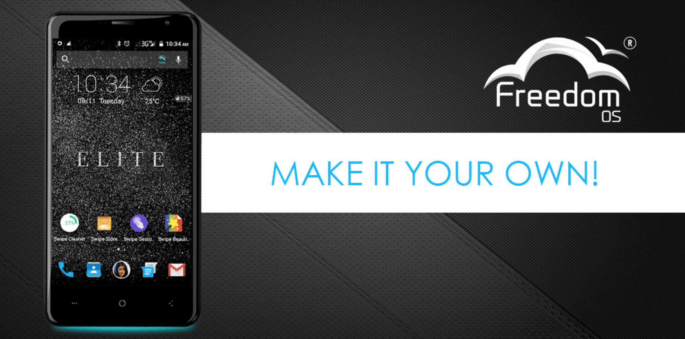 Freedom OS 1.1 updated for Swipe ELITE with new features