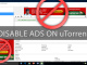 How to disable ads on uTorrent