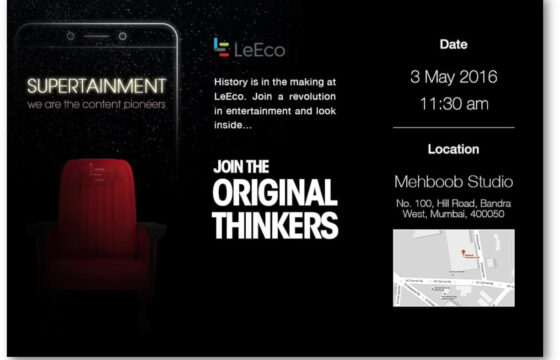 LeEco sends out invites for an event on 3rd May in Mumbai and here’s what to expect