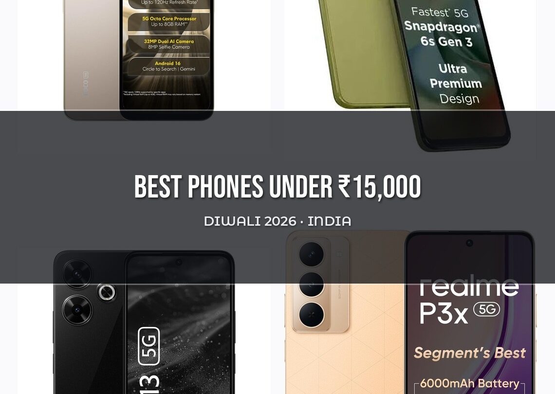 Best Phones Under ₹15,000 in India: Diwali 2026 Picks