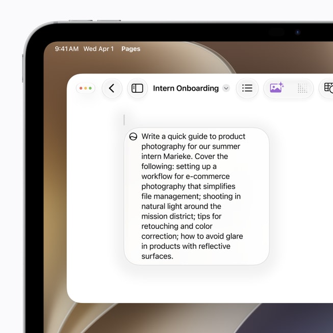 Write with Siri AI Writing Tools on iPhone