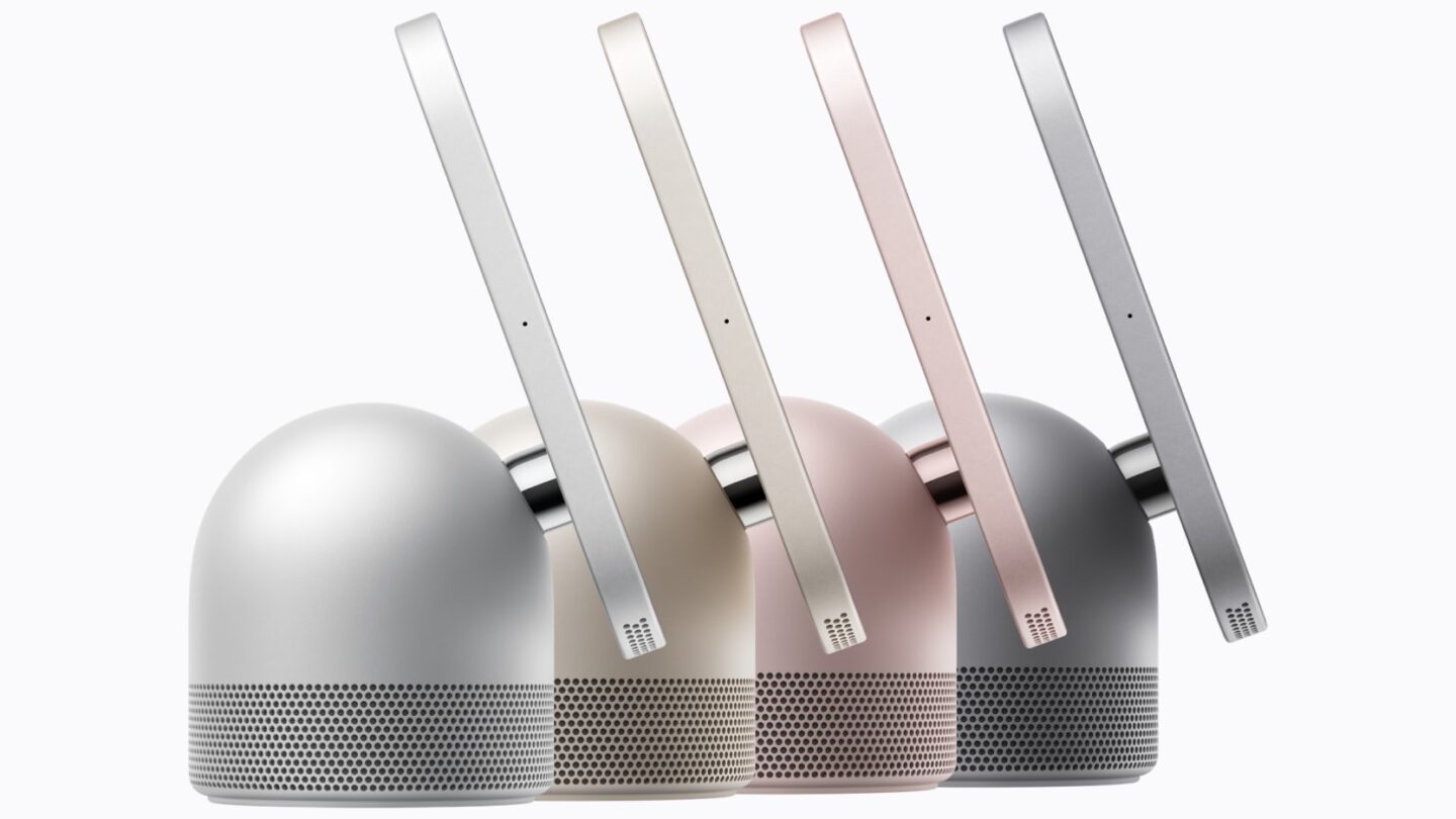 Apple HomeView in silver, starlight, rose pink and space grey