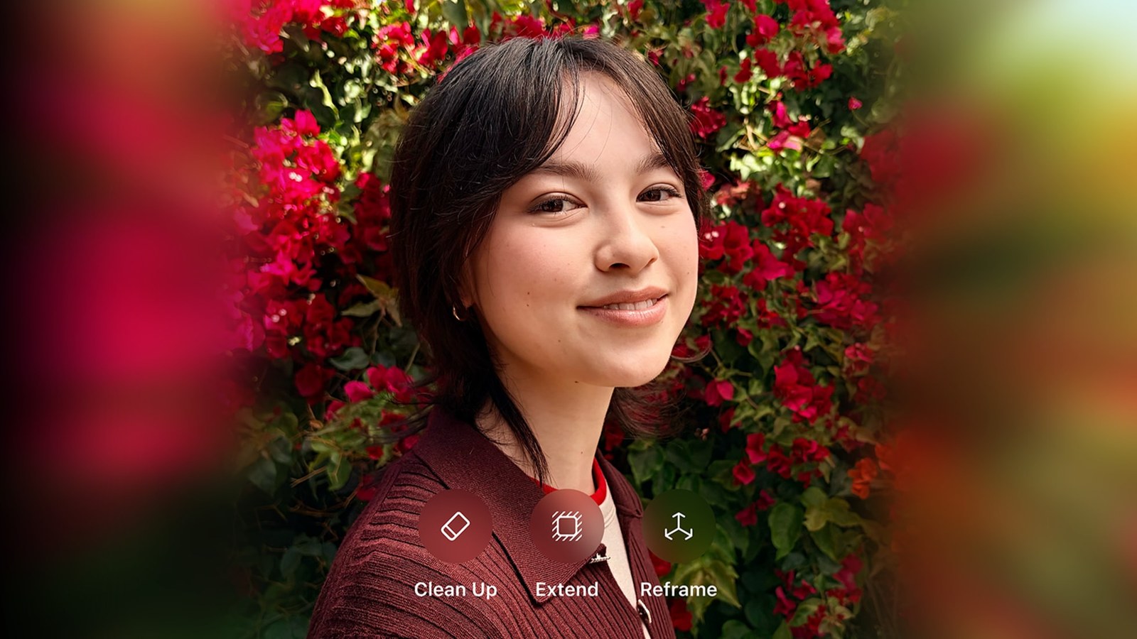 Apple Intelligence Clean Up and photo editing tools in the Photos app on iPhone