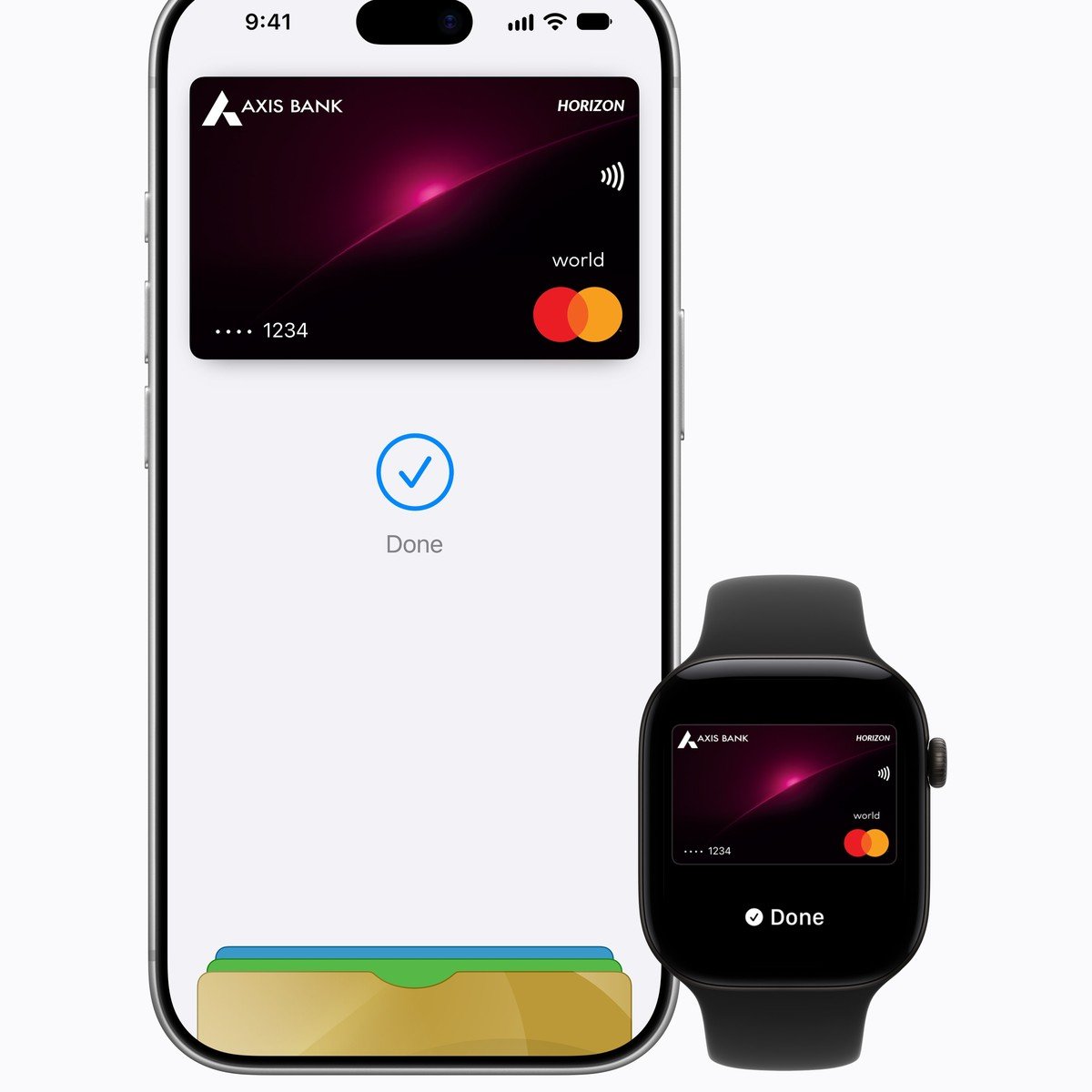 Using Apple Pay at an NFC contactless payment terminal in India