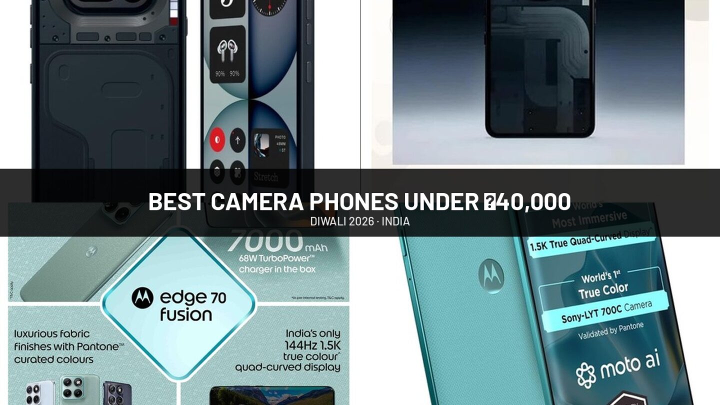 Best camera phones under ₹40,000 India Diwali 2026 featured collage