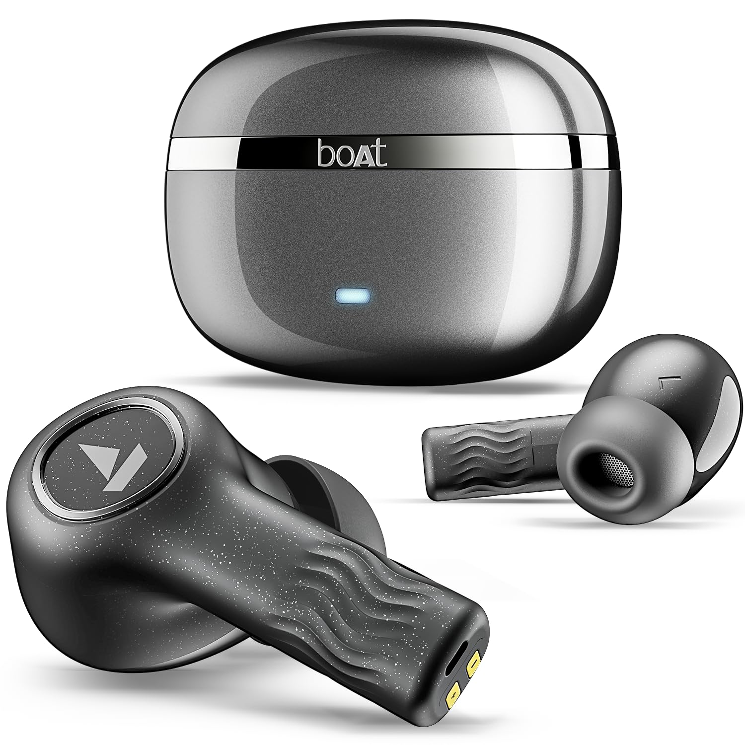 boAt Nirvana Ion earbuds and charging case