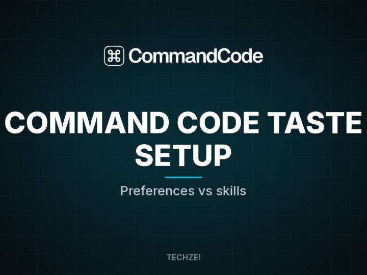 Command Code Taste: Preferences and Skills Explained