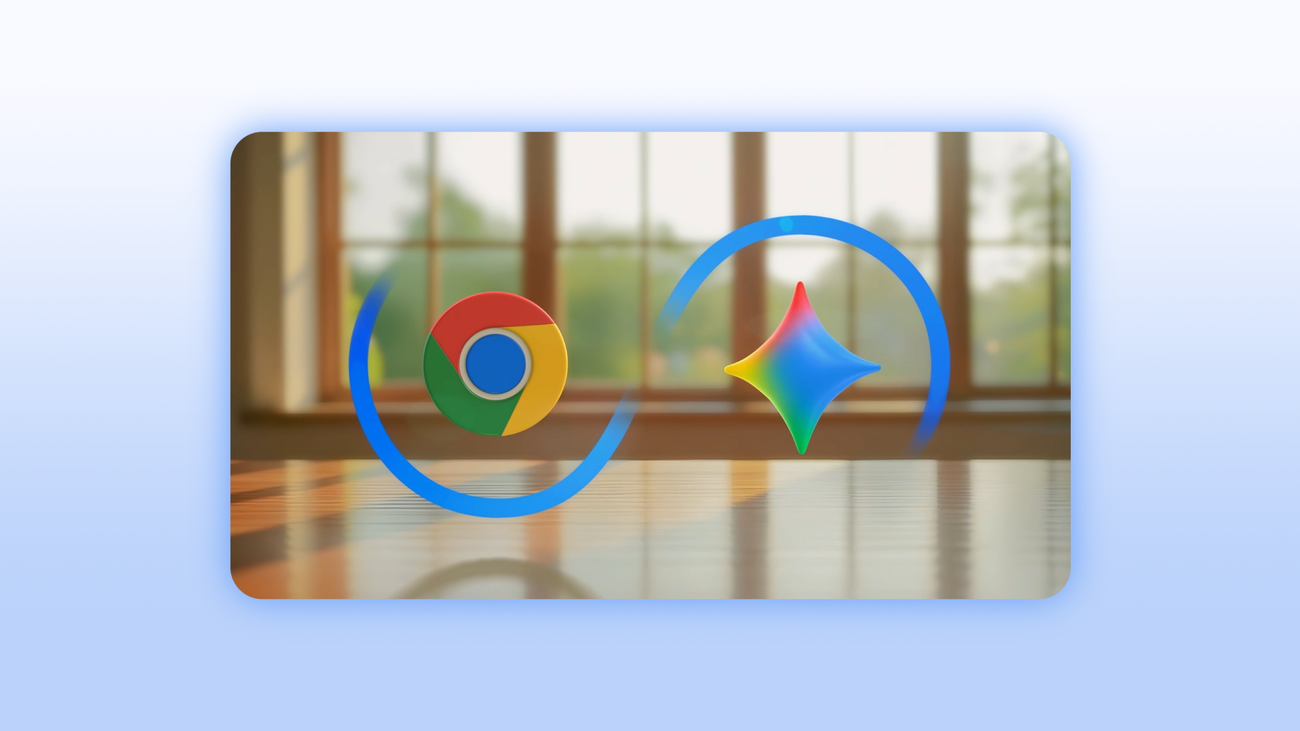 Official Google India blog image for Gemini in Chrome Auto Browse