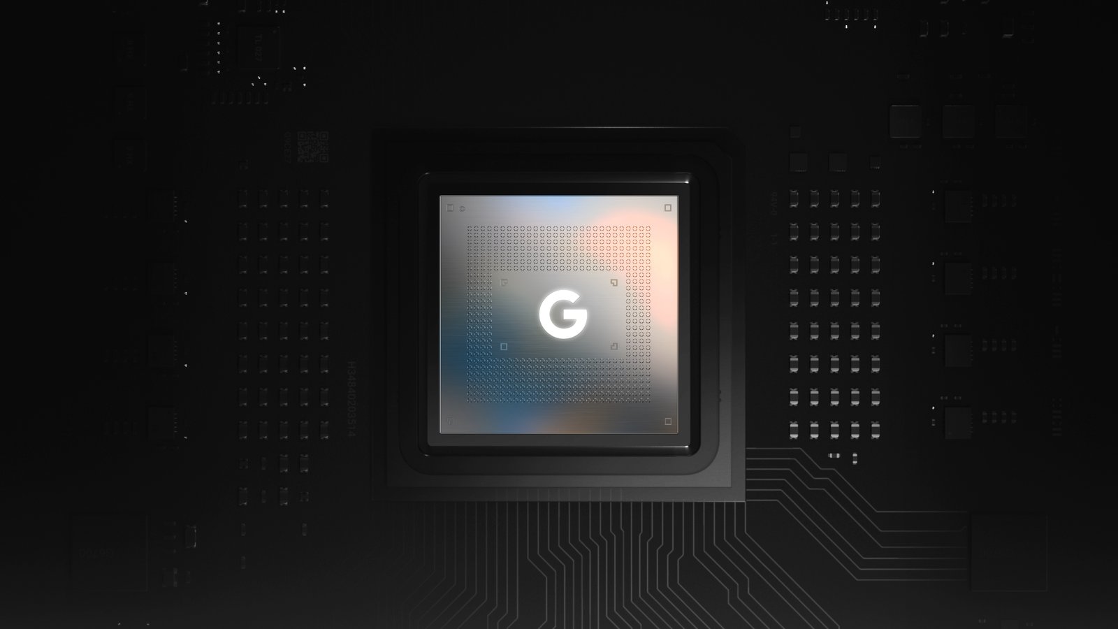 Google Tensor chip, the first Google-designed processor used in the Pixel 6 series