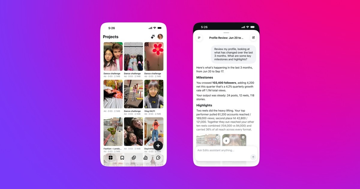 Instagram Edits AI Assistant: Features and Free Limits