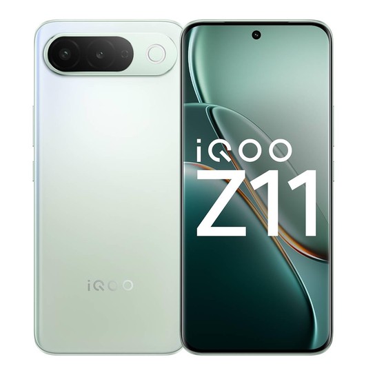 iQOO Z11 in Aurora Green