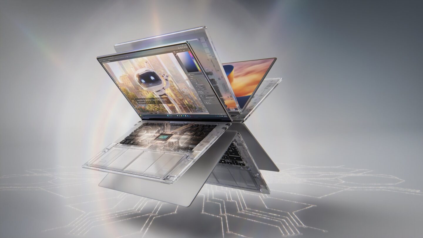 NVIDIA RTX Spark laptop render showing the superchip inside a slim Windows laptop