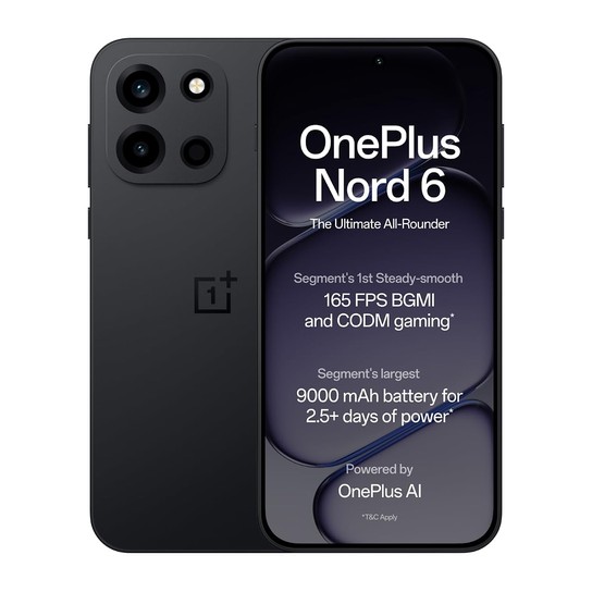 OnePlus Nord 6 in Pitch Black