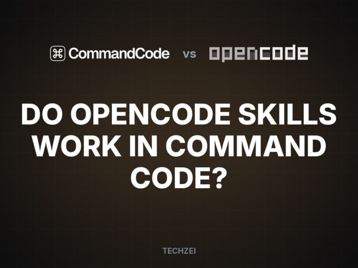Do OpenCode Skills Work in Command Code?
