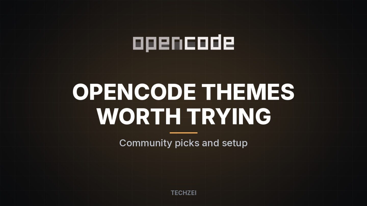 OpenCode themes worth trying